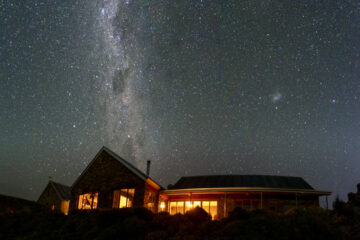 Bannockburn property and Milky Way with Megallanic Clouds
